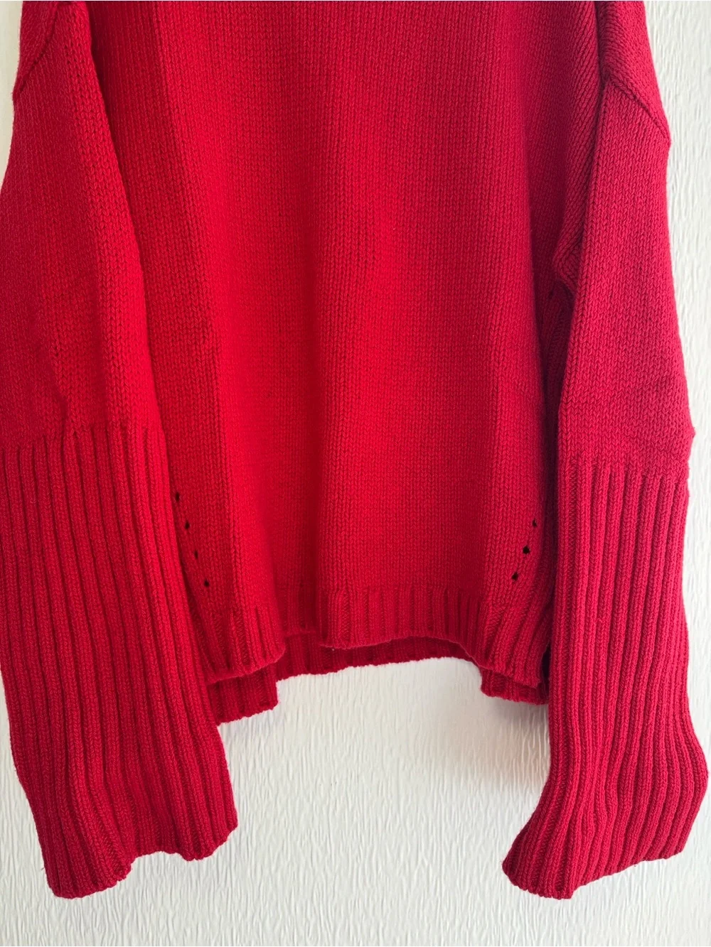 G Label by goop Red Wool Sweater - Picture 2 of 7